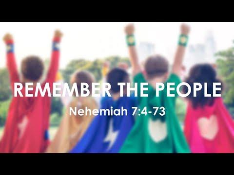 "Remember the People, Nehemiah 7:4-73" by Rev. Joshua Lee, The Crossing, CFC Church of Hayward