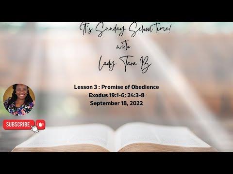 Promise of Obedience-UGP-Exodus 19:1-6; 24:3-8
