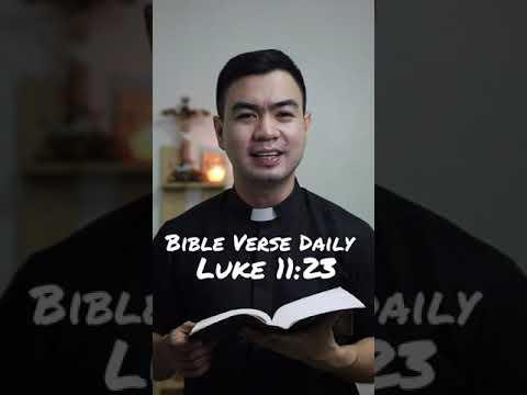 BIBLE VERSE DAILY | LUKE 11:23 #bibleversedaily #bible #catholic #devotion