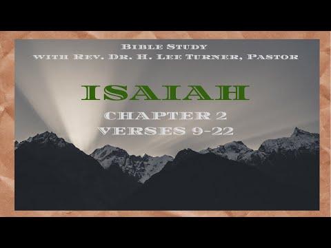 Bible Study- Isaiah 2: 9-22