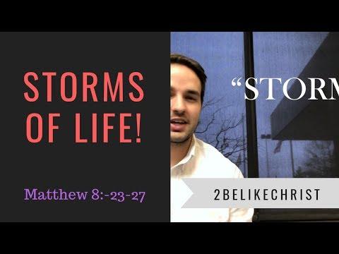 With Jesus in the Storm || Matthew 8:23-27 || 2BeLikeChrist