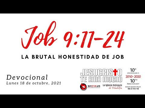 Devocional 10/18/2921 - Job 9:11-24 - La brutal honestidad de Job