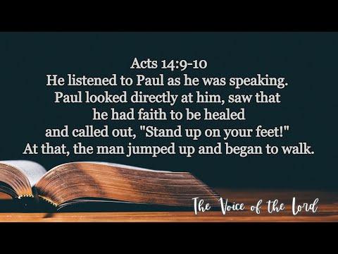 Acts 14:9 10 The Voice of the Lord  July 15, 2022 by Pastor Teck Uy