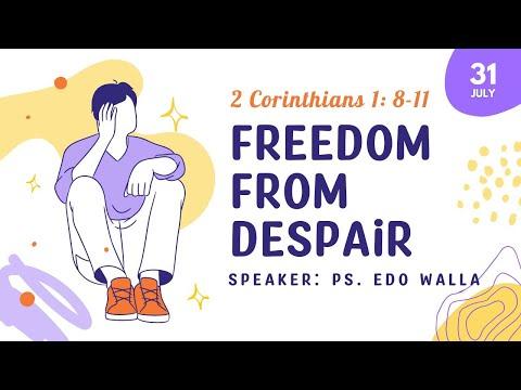 iREC Darmo (English Service) - Freedom from Despair (2 Corinthians 1: 8-11) - Ps. Edo Walla