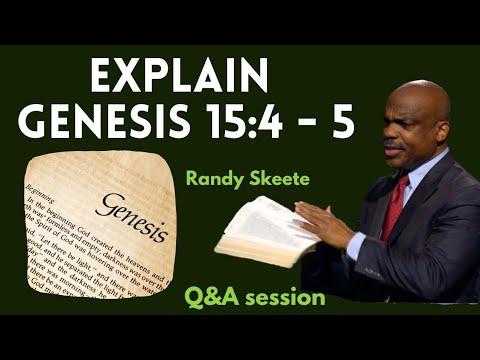 Explain Genesis 15:4 -5 | What was God's Purpose for Calling Abraham ? | Randy Skeete