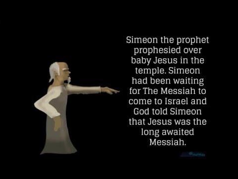 Luke 2:25 thru 30 -  Simeon and Jesus in the temple