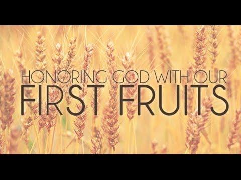 Sunday School Lesson "Bringing First Fruits" (Leviticus 23:8-22)