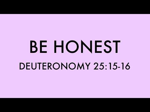 Deuteronomy 25:15-16