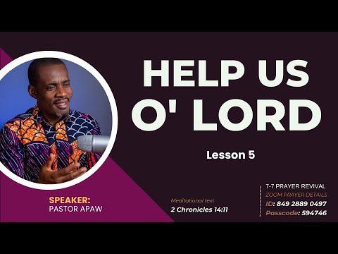 7 Lessons from 2 Chronicles 14:11 #5 HELP ME MY GOD AGAINST THIS PROBLEM