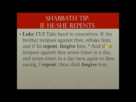 1-15-2016 Prayer and Prophecy - If He or She Repents: Luke 17:3-4