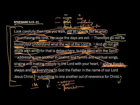 How Does Gratitude Serve the Will of God? Ephesians 5:15–21, Part 1