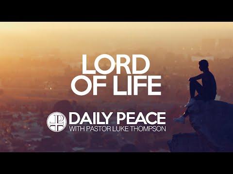 Lord of Life, Luke 8:49-50 - Daily Peace for March 24, 2020