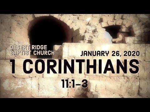 "Headship: God's Order And Structure" | 1 Corinthians 11:1-3 | 01-26-20
