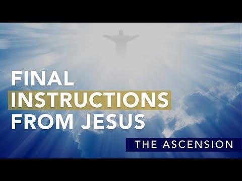 The Final Words From Jesus to His Disciples and His Ascension | Luke 24:44-53