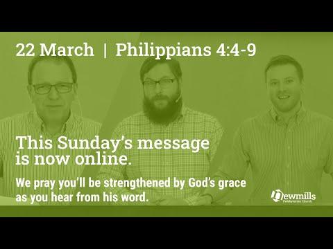 Sunday 22 March  |  Phil. 4:4-9
