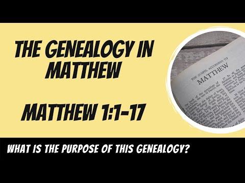 Genealogy in Matthew's Gospel (Matthew 1:1-17) Explained