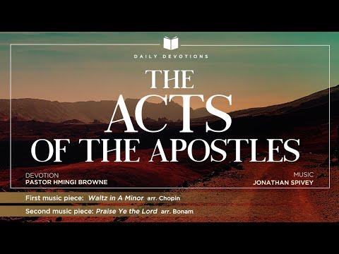 Daily Devotions: Acts 4:8-20 with Pastor Hmingi Browne (Apr. 16th, 2021)