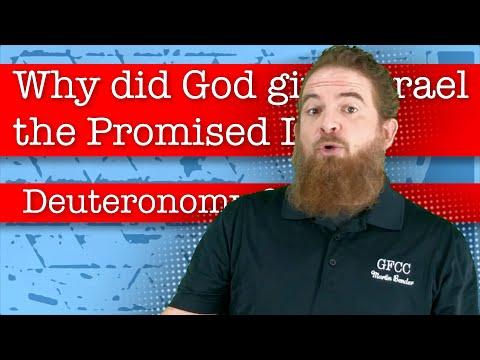 * Why did God give Israel the Promised Land? - Deuteronomy 9:4-5