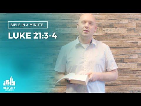 Bible in a Minute: Everyone Can Do Something (Luke 21:3-4)