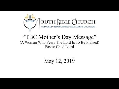 Mother's Day Message 2019 (Proverbs 30:10-30)TBC051219