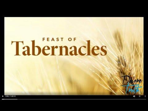 Jesus and the feast of tabernacles" Leviticus 23:34-44