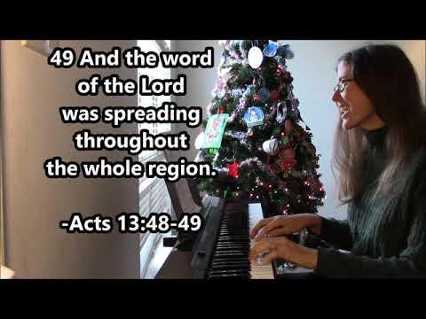Acts 13:48-49 ESV song
