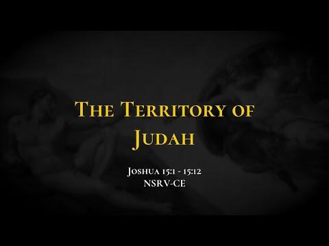 The Territory of Judah - Holy Bible, Joshua 15:1-15:12