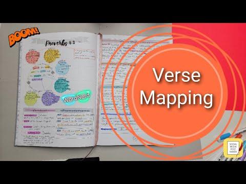 How to Study the Bible - Verse Mapping Proverbs 16:3 | (The James Method) Verse Map Journal