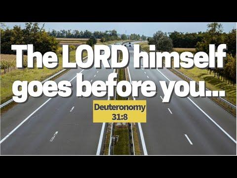 Bible Verse of the Day - Deuteronomy 31:8 The LORD himself goes before you...
