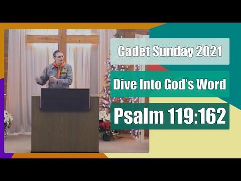 Dive Into God's Word - Psalm 119:163 - Cadet Sunday 2021
