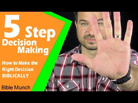 5 Step Decision Making - How to Make the Right Decision Biblically | Jeremiah 41:17 Bible Study