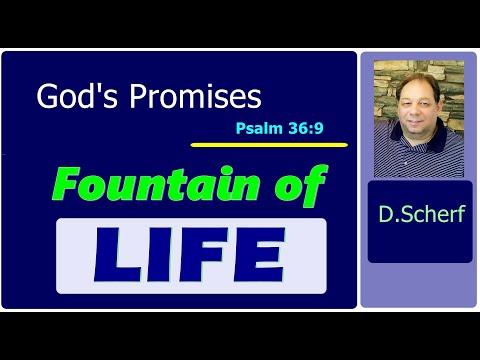 "God's Promises: Psalm 36:9 - Fountain of Life" (Dietmar Scherf)