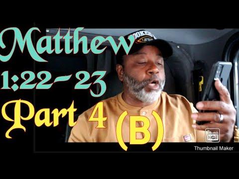 Bible Study Lessons on Matthew 1:22-23 Part 4 (B). Jesus reveals to his disciples who He is.