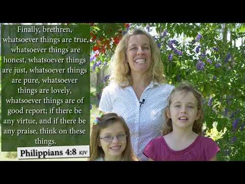 How to sing Philippians 4:8 KJV - Whatsoever things are true - Musical Memory Verse