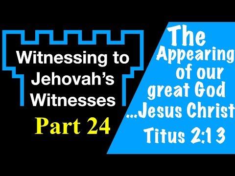 How to put JWs in a catch-22 with Titus 2:13.
