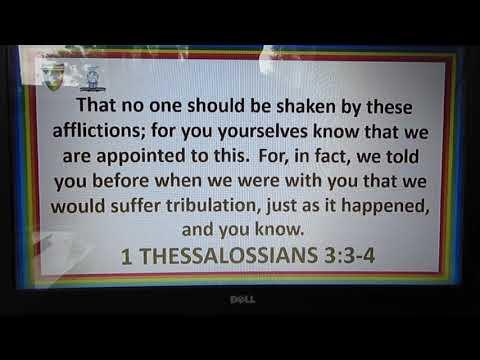 1 THESSALONIANS 3:3-4