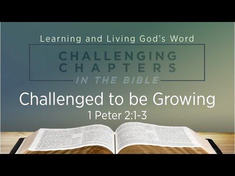 Challenged to be Growing - 1 Peter 2:1-3