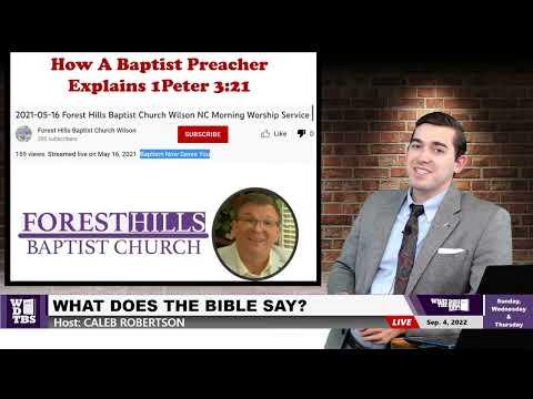 Baptist Preacher Butchers 1Peter 3:21 (Mark Harrell - Forest Hill Baptist) - Caleb Robertson