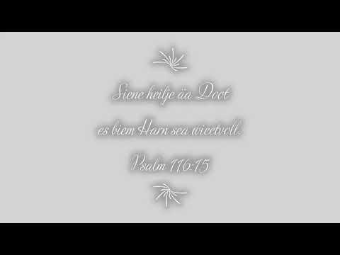 Willy Fehr - Psalm 116:15 - 20210126