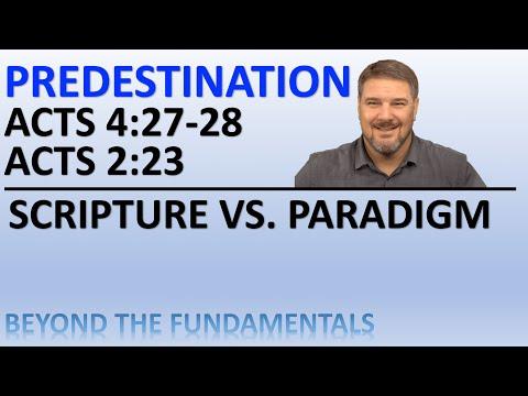 Predestination and Acts 4:27