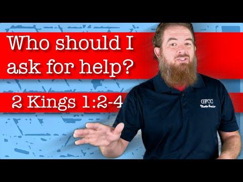 Who should I ask for help? - 2 Kings 1:2-4