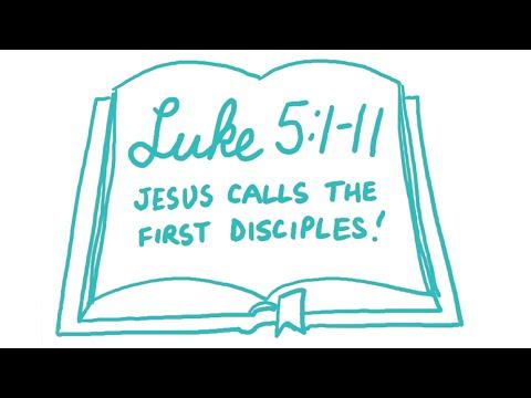 Jesus Calls the First Disciples Bible Animation (Luke 5:1-11)