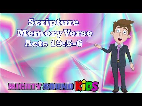 Acts 19:5-‬6 -- Scripture Memory Verse – Mighty Sound Kids‬‬‬‬‬‬‬‬‬‬‬‬‬‬‬‬‬‬‬‬‬‬‬‬‬‬‬‬‬‬‬‬