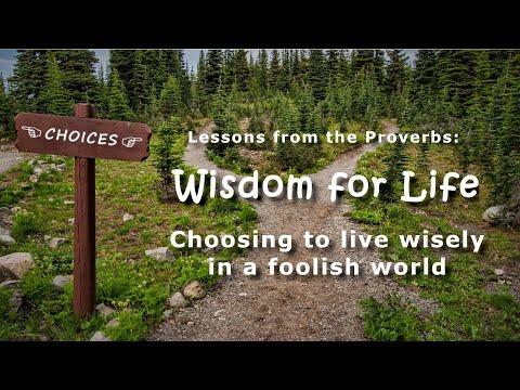 5. The Beauty of Sex - Prov 5:1-23 (Wisdom For Life) August 18, 2019