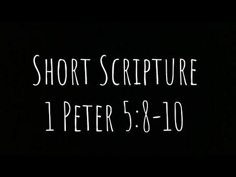 Scripture Breakdown 1 Peter 5:8-10