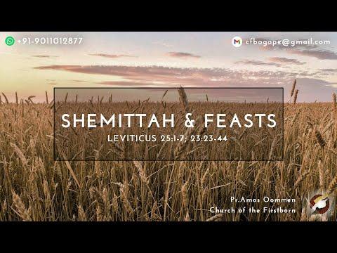 19.09.2021 - Today’s Manna – Shemittah & Feasts - Leviticus 25:1-7; 23:23-44
