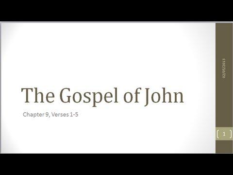 John 9:1-5 (part of the continuing weekly verse-by-verse Bible study at Tokyo Baptist Church)