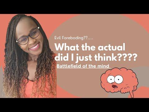 WHAT DID I JUST THINK?????? || EVIL FOREBODING? |Proverbs 15:15 || South African YouTuber