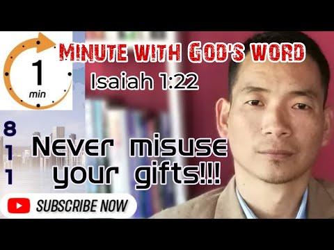 Never misuse your gifts(Subtitles in English)@l.kumzukwalling|Isaiah 1:22#811