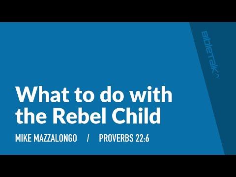 What to do with the Rebel Child (Proverbs 22:6) – Mike Mazzalongo | BibleTalk.tv